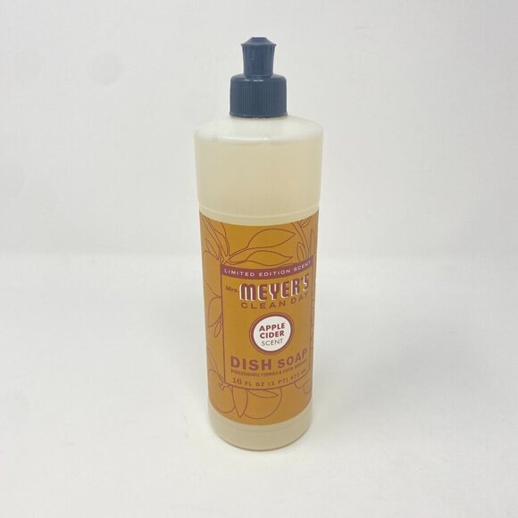 Mrs. Meyer's Clean Day 3 Dish Soap Fall Edition 16 Fl Oz Apple Cider Scent - Picture 6 of 6